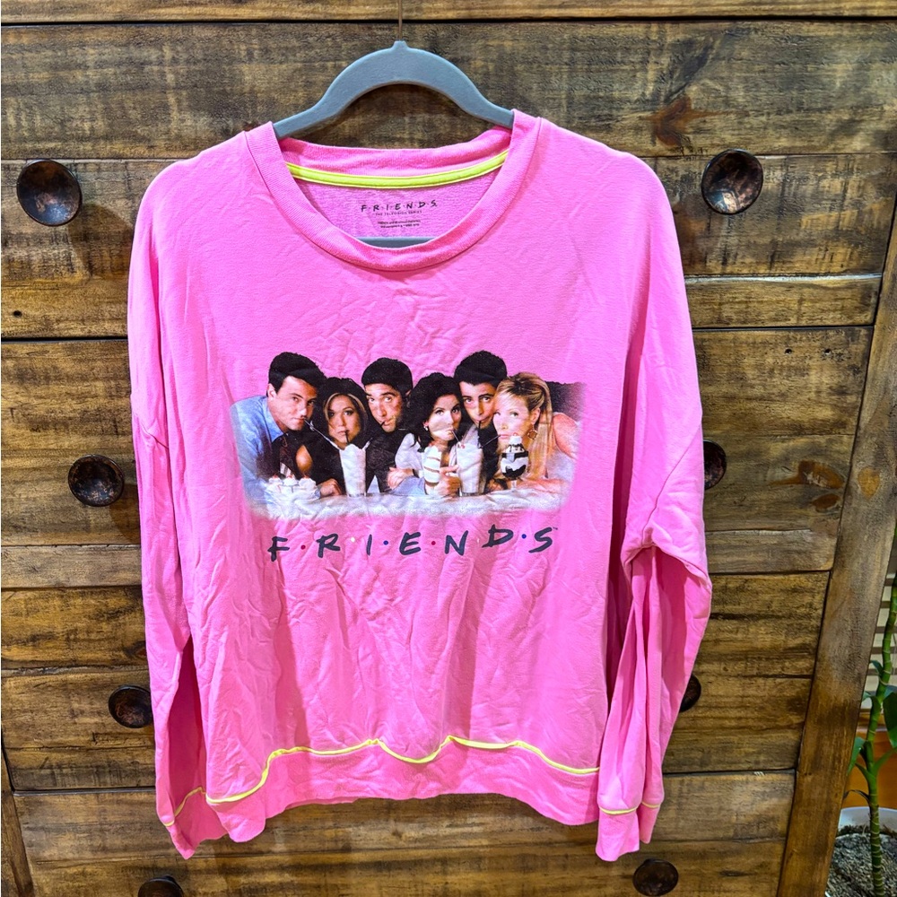 F•R•I•E•N•D•S‎  Pink Long Sleeve Shirt